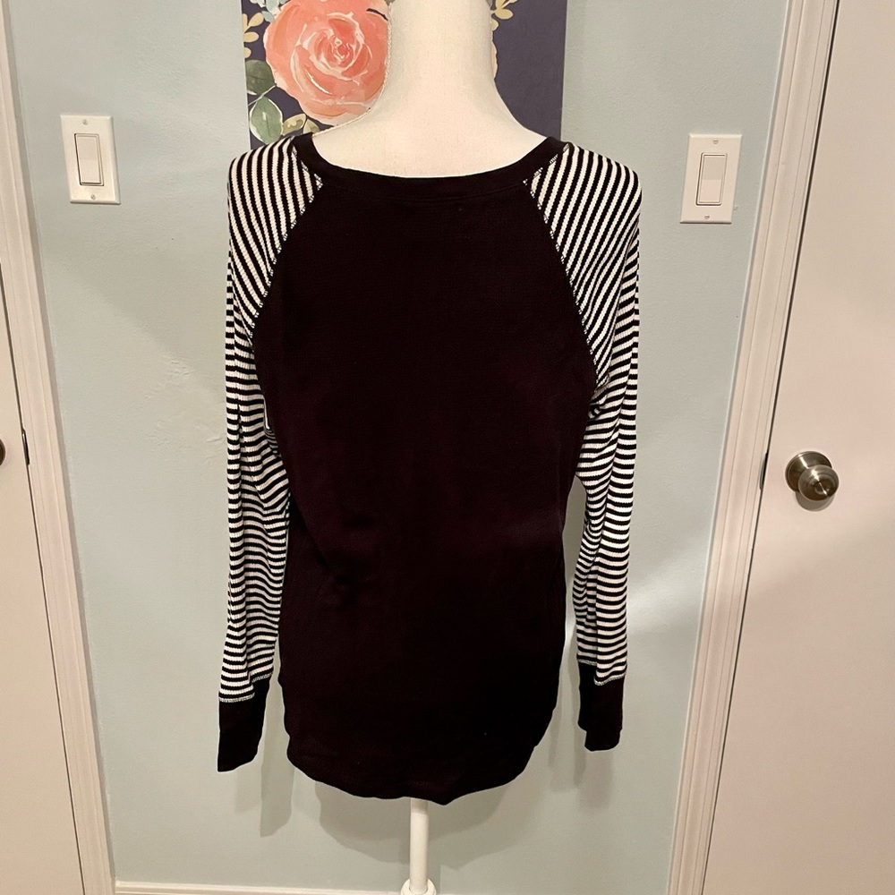 🌷Striped Sleeve Thermal - Picture 3 of 4